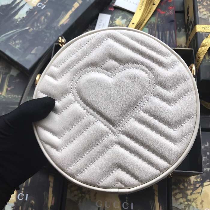 Gucci BagTypeTote Quilted Round Design Black 01A