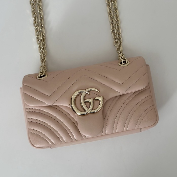 Gucci BagTypeTote Quilted Shoulder Bag Beige 01A