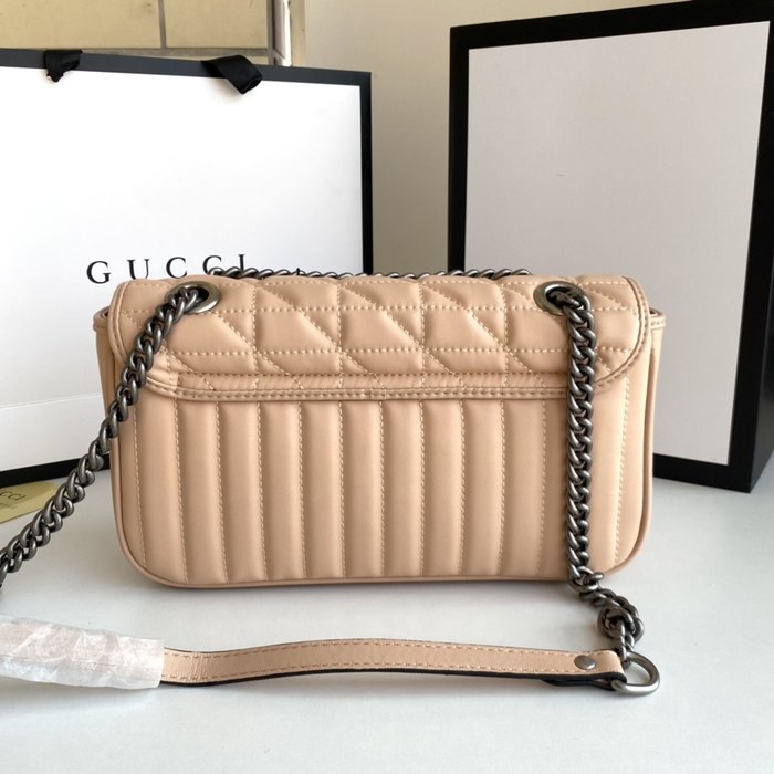 Gucci BagTypeTote Quilted Shoulder Bag Black 01A