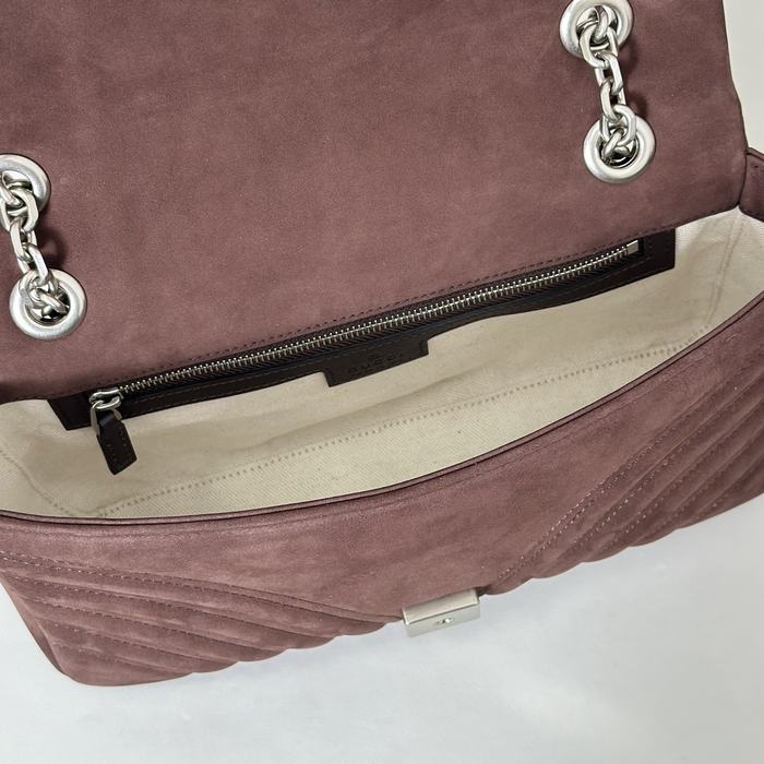 Gucci BagTypeTote Quilted Shoulder Bag Brown 01A 2