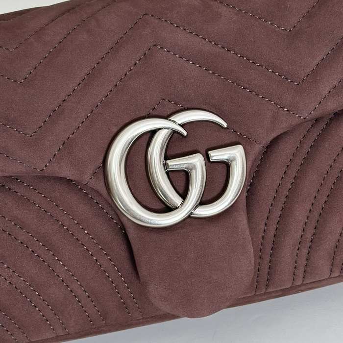 Gucci BagTypeTote Quilted Shoulder Bag Brown 01A 2