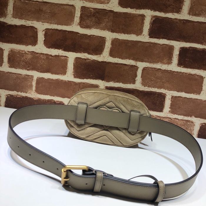 Gucci BagTypeTote Quilted Waist Bag Black 01A