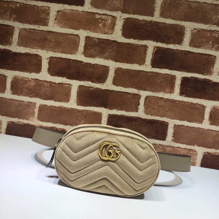 Gucci BagTypeTote Quilted Waist Bag Black 01A