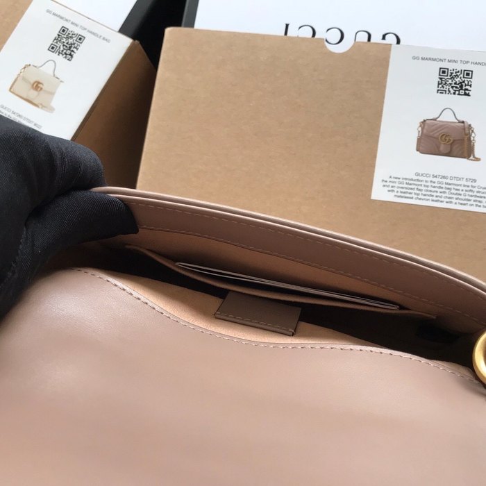 Gucci BagTypeTote Quilted leather design Black 01A 2