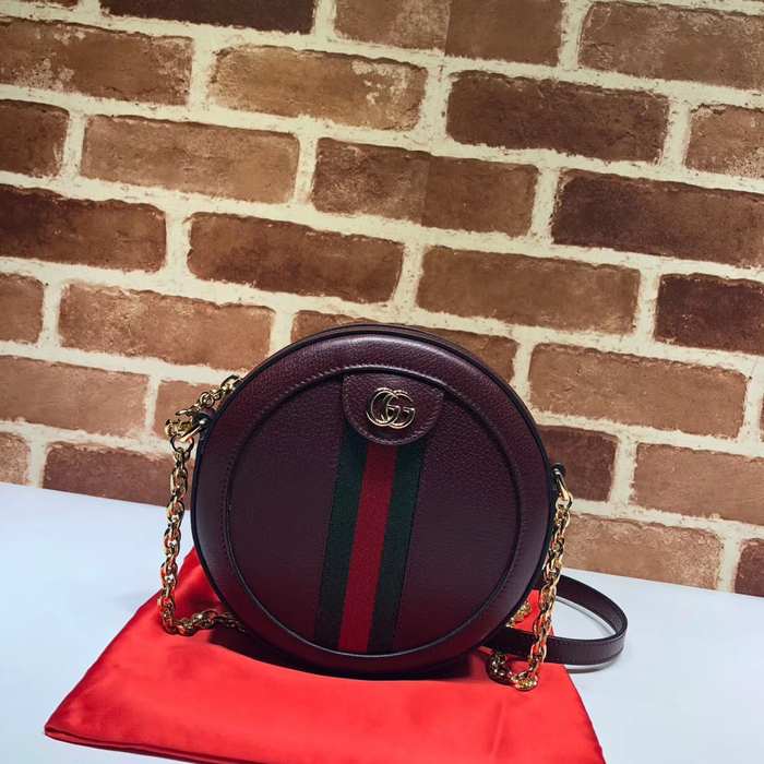 Gucci BagTypeTote Round Crossbody Bag Black 01A