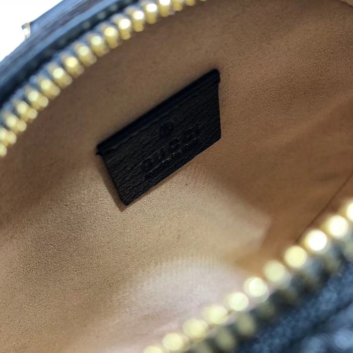 Gucci BagTypeTote Round Crossbody Bag Black 01A