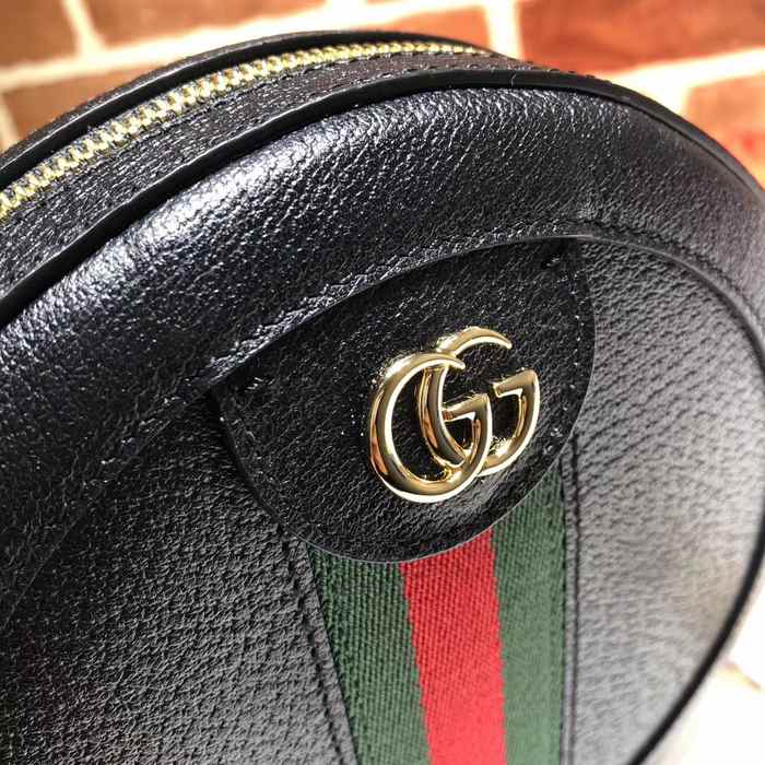 Gucci BagTypeTote Round Crossbody Bag Black 01A