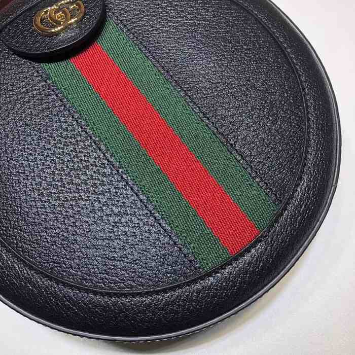 Gucci BagTypeTote Round Crossbody Bag Black 01A