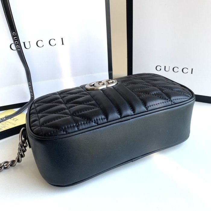 Gucci BagTypeTote Small Quilted Bag Black 01A