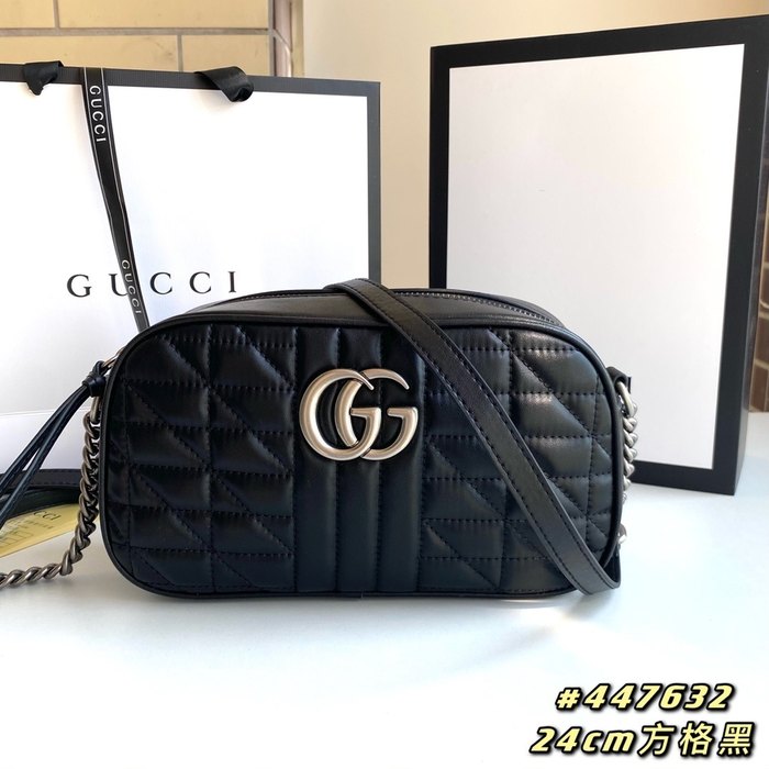Gucci BagTypeTote Small Quilted Bag Black 01A