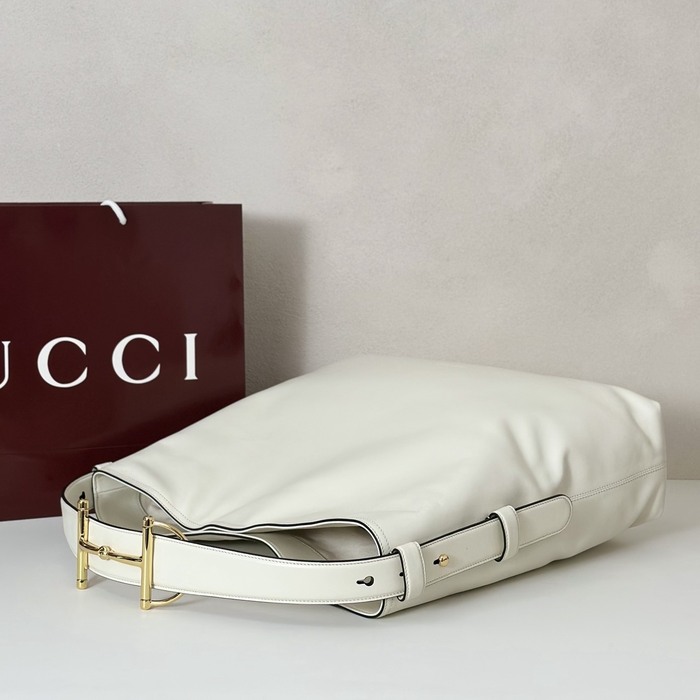 Gucci BagTypeTote Soft and Elegant Tote White 01A