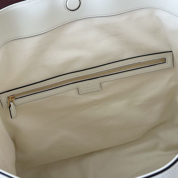 Gucci BagTypeTote Soft and Elegant Tote White 01A