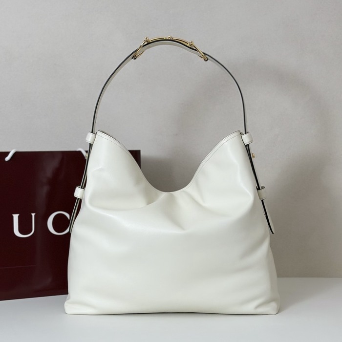 Gucci BagTypeTote Soft and Elegant Tote White 01A
