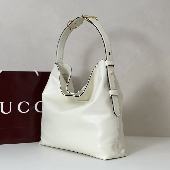 Gucci BagTypeTote Soft and Elegant Tote White 01A