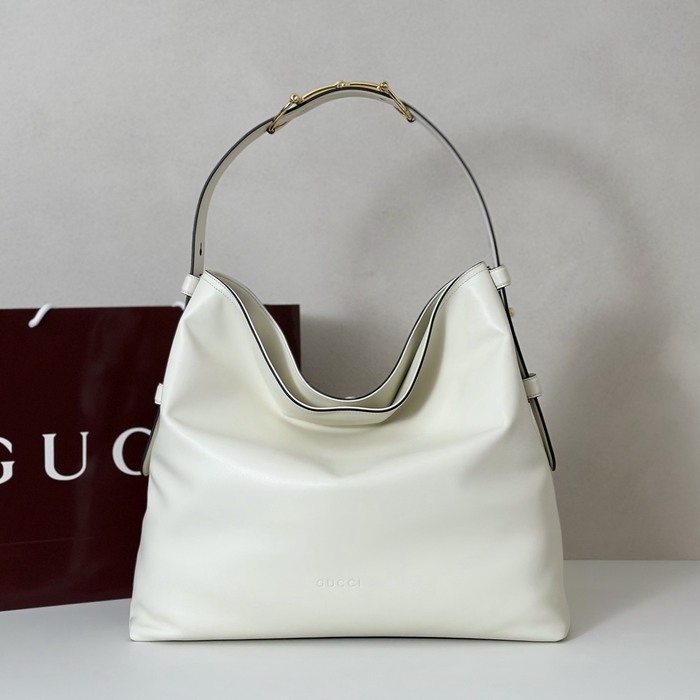 Gucci BagTypeTote Soft and Elegant Tote White 01A