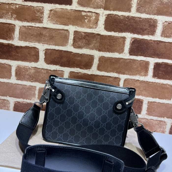 Gucci BagTypeTote Structured Tote Bag Black 01A