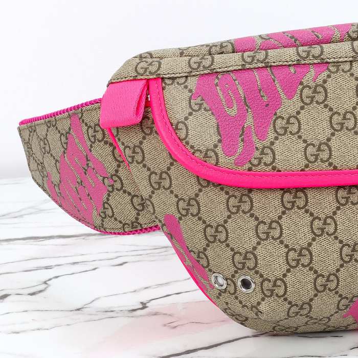 Gucci BagTypeTote canvas bag with contrasting color accents Beige 01A