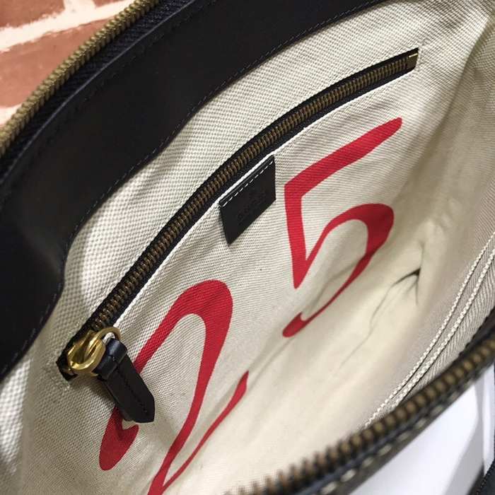 Gucci BagTypeTote canvas bag with graphic print Beige 01A