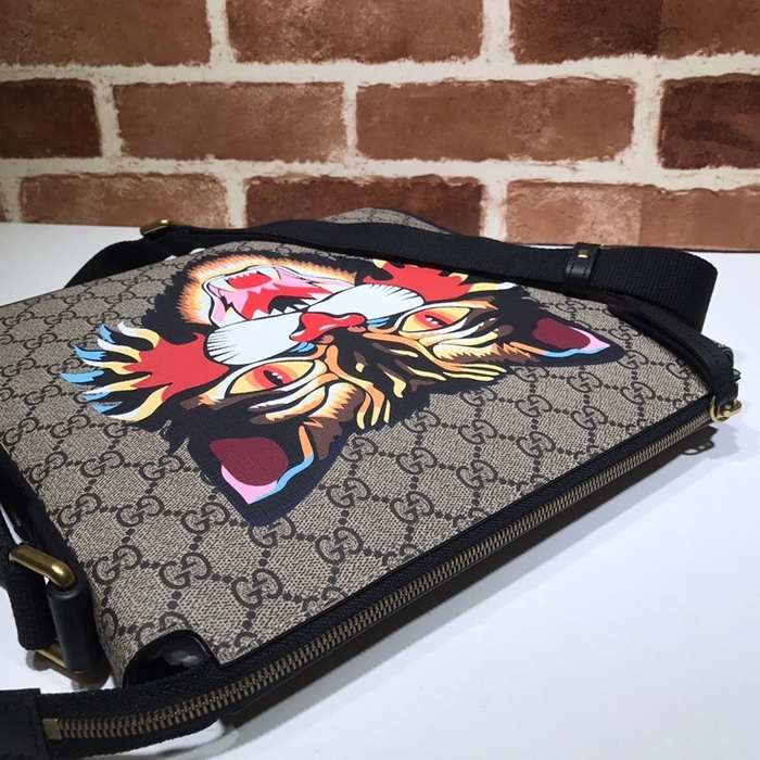 Gucci BagTypeTote canvas bag with graphic print Beige 01A