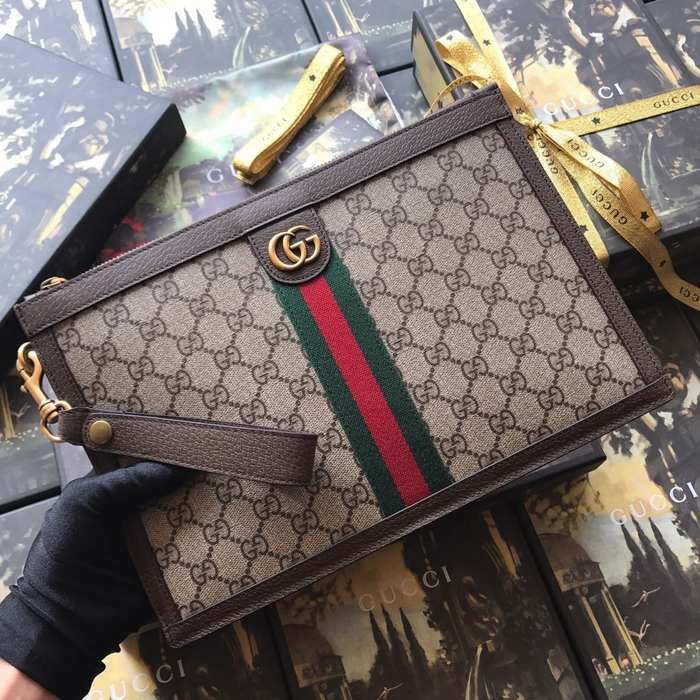 Gucci BagTypeTote canvas tote bag with signature print Brown 01A