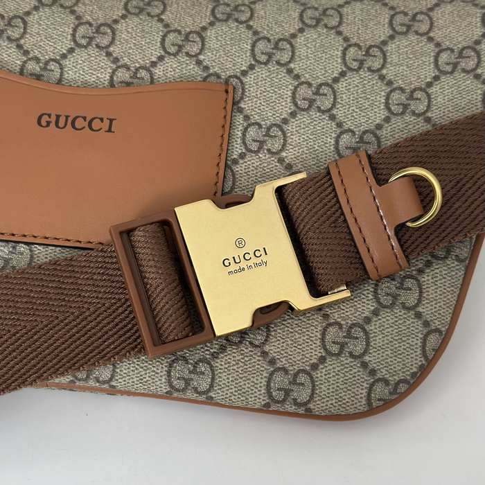 Gucci BagTypeTote casual bag with leather accents Brown 01A
