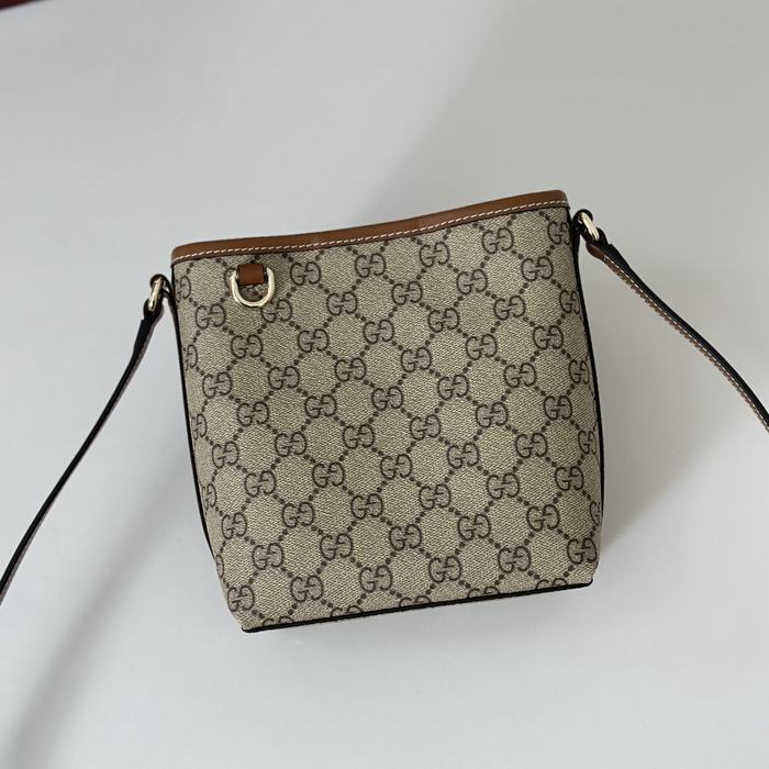 Gucci BagTypeTote compact crossbody tote with signature pattern Beige 01A