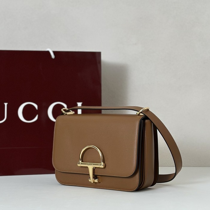 Gucci BagTypeTote compact design shoulder strap Brown 01A