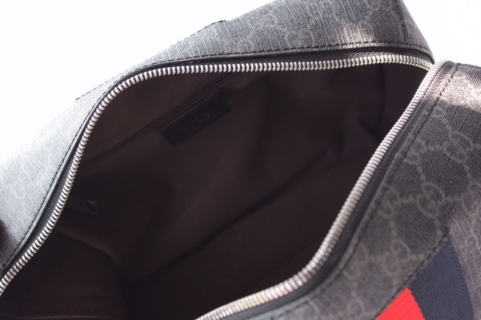 Gucci BagTypeTote cosmetic bag with stripe details Grey 01A