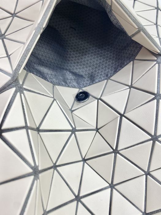 Issey Miyake Backpack with geometric design Grey 01A