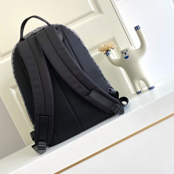 Issey Miyake Backpack with geometric patterns Green 01A