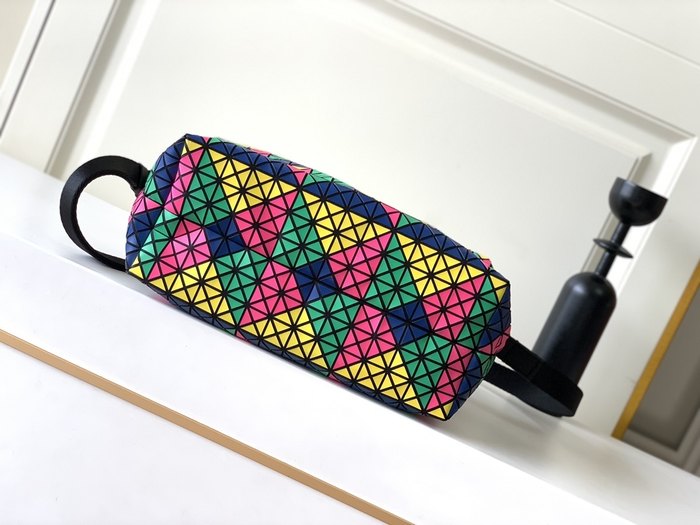 Issey Miyake BagTypeTote colorful geometric pattern tote with dual handles Black 01A