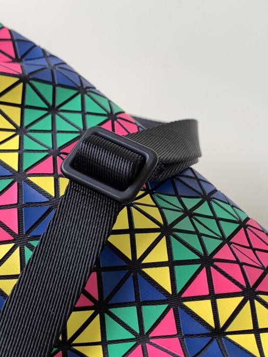 Issey Miyake BagTypeTote colorful geometric pattern tote with dual handles Black 01A