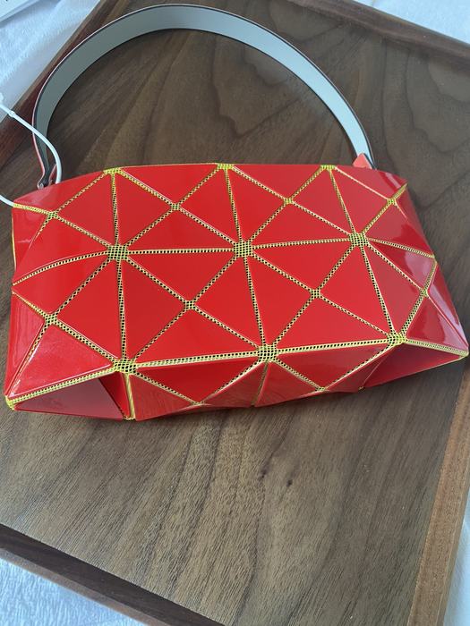 Issey Miyake BagTypeTote geometric shape tote Red 01A