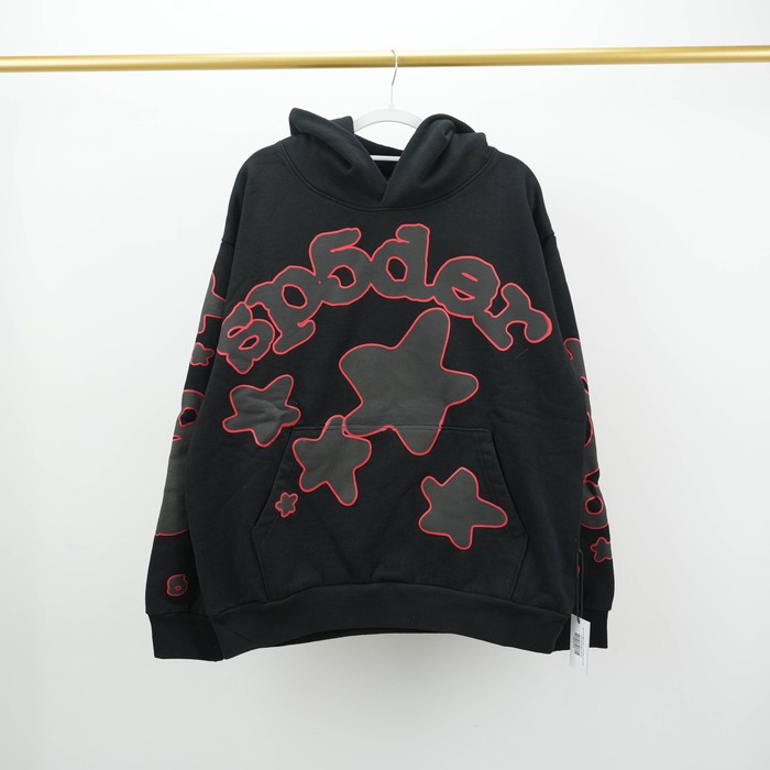 Clothing King Spider Beluga Outline Hoodie Black