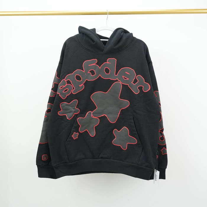 Clothing King Spider Beluga Outline Hoodie Black