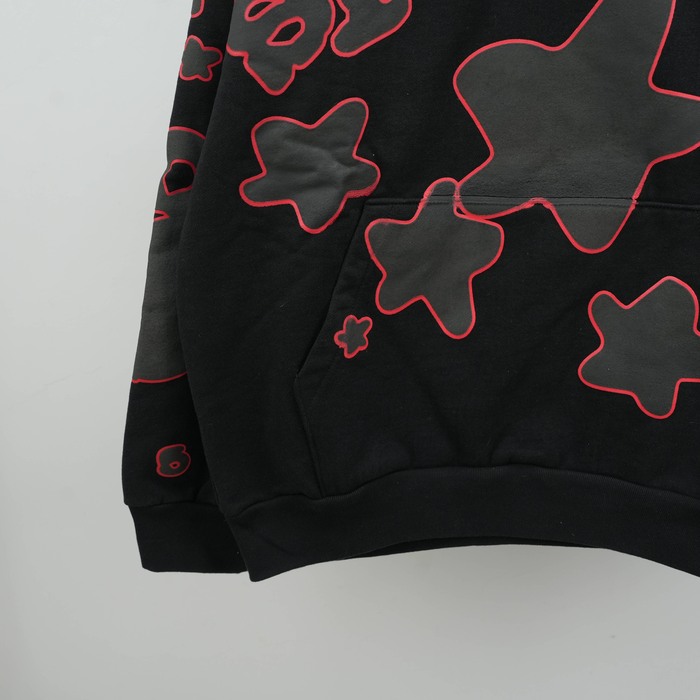 Clothing King Spider Beluga Outline Hoodie Black