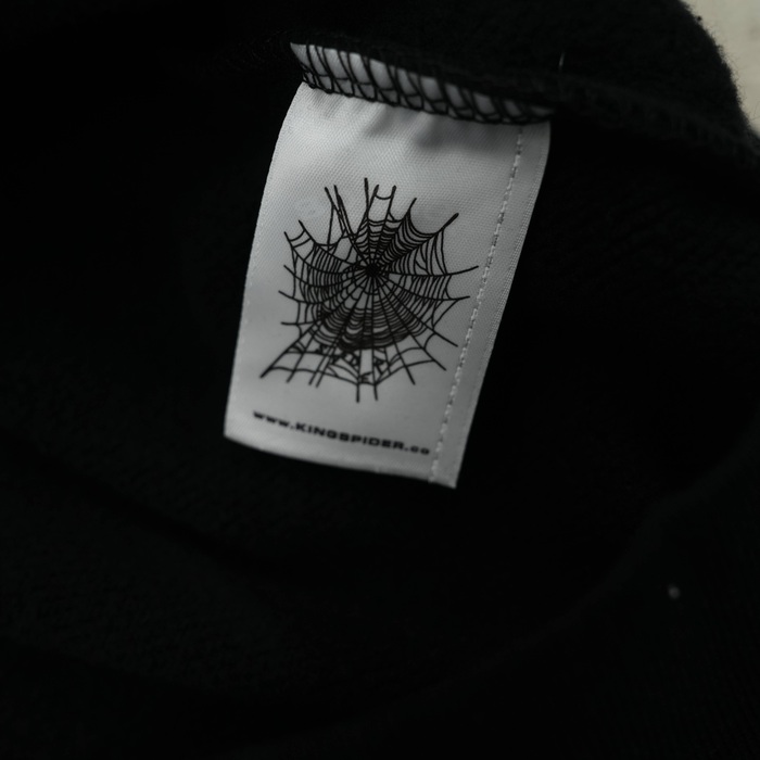 Clothing King Spider Beluga Outline Hoodie Black