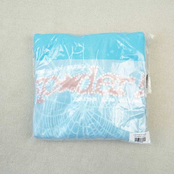 Clothing King Spider Sp5der Punk V2 Hoodie Blue