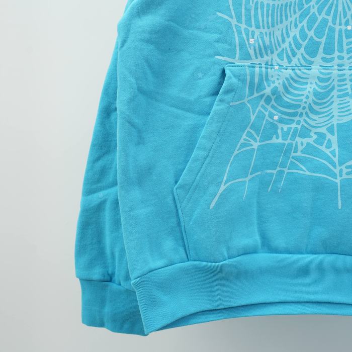 Clothing King Spider Sp5der Punk V2 Hoodie Blue