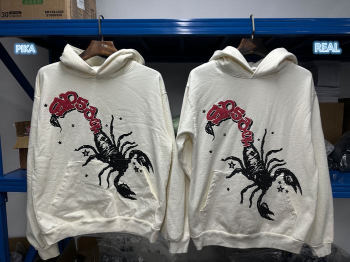 Clothing Mariah The Scientist MTS x SP5DER Scorpion Hoodie White