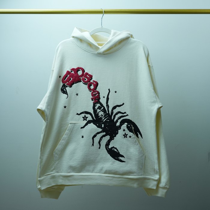 Clothing Mariah The Scientist MTS x SP5DER Scorpion Hoodie White