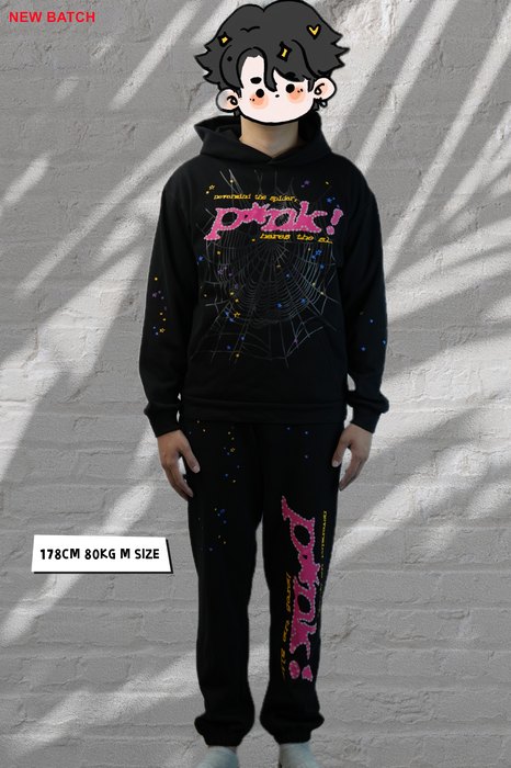 Clothing Sp5der PNK sweatpants Black