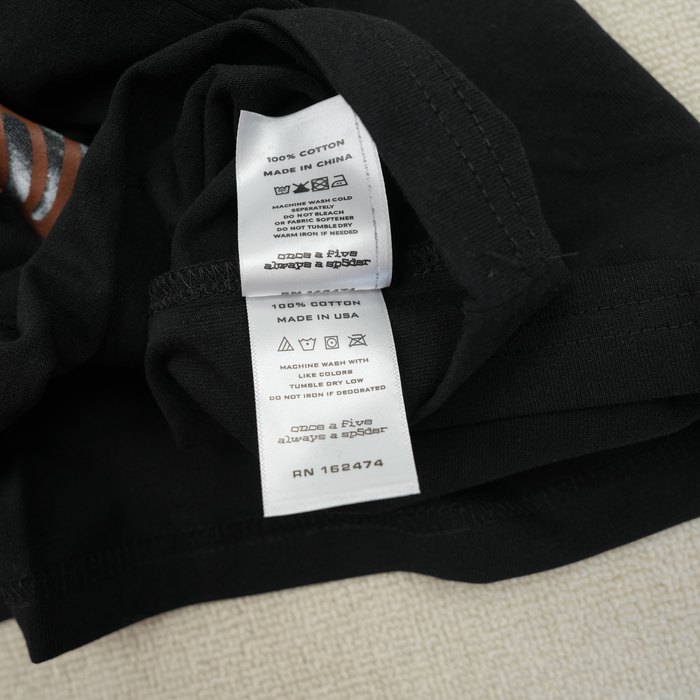 Clothing Sp5der x Travis Scott Cactus Jack Airbrush T shirt Black