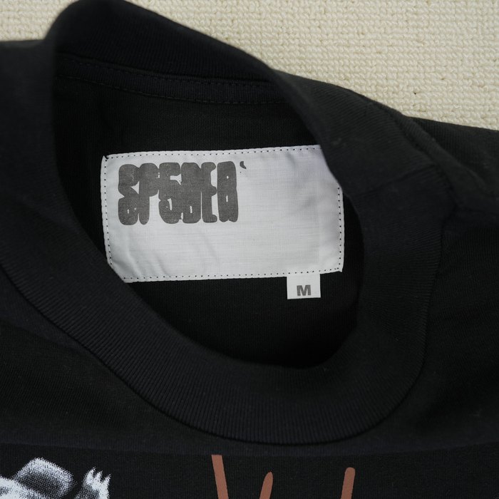 Clothing Sp5der x Travis Scott Cactus Jack Airbrush T shirt Black