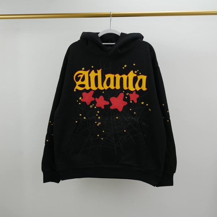 Clothing Sp5der Atlanta Hoodie Black