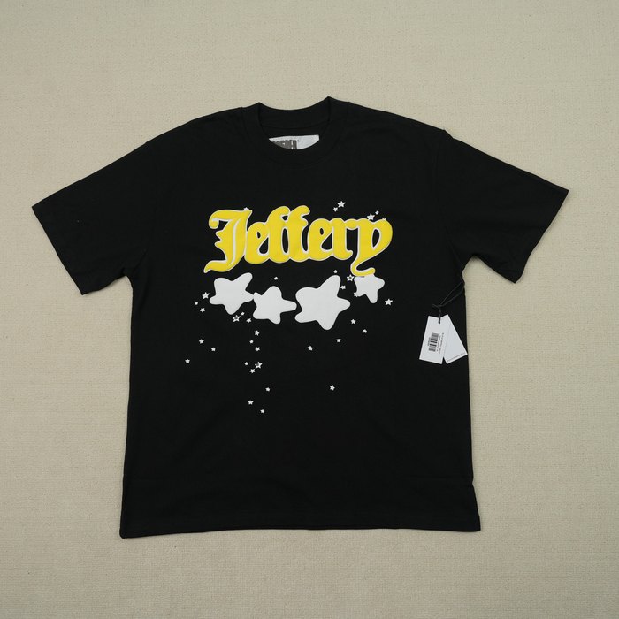 Clothing Sp5der Jeffery Heavyweight Tee Black