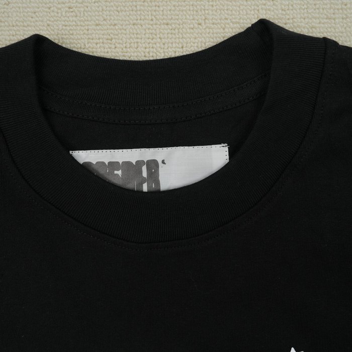 Clothing Sp5der Jeffery Heavyweight Tee Black