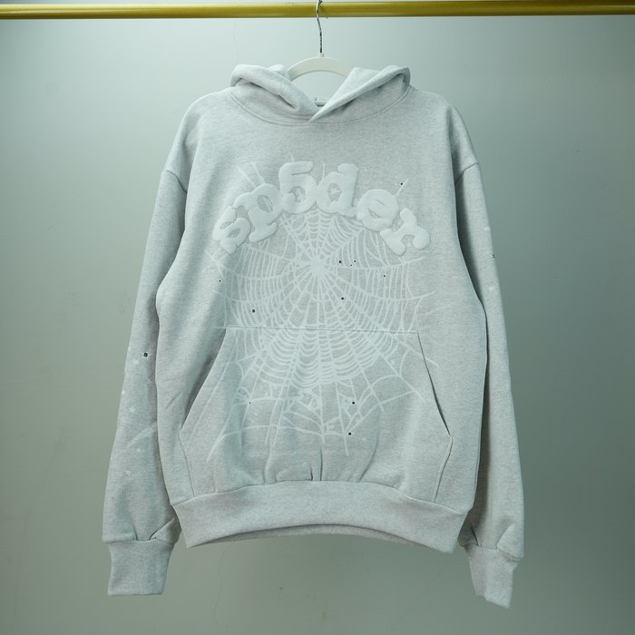 Clothing Sp5der OG Web Hoodie Grey