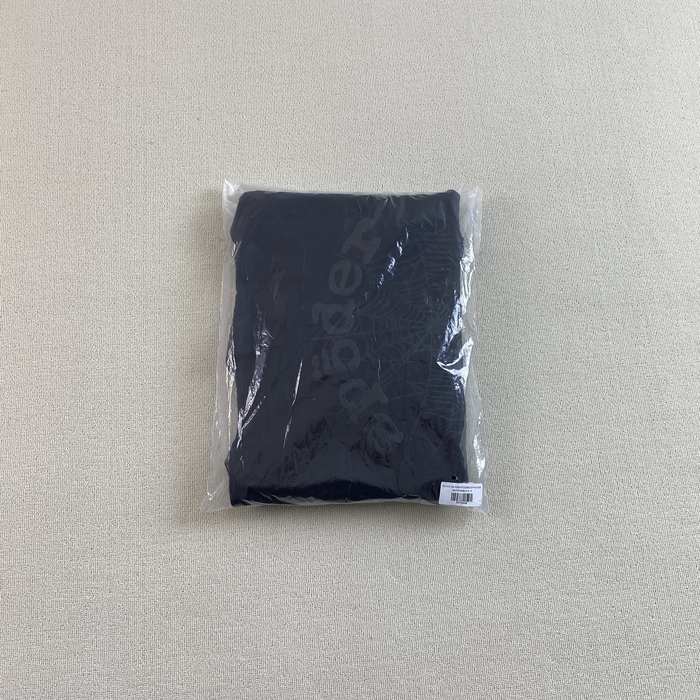 Clothing Sp5der Phantom Web Hoodie Black
