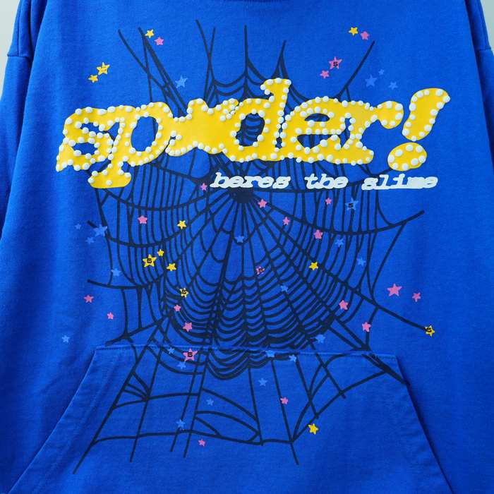 Clothing Sp5der TC Hoodie Blue